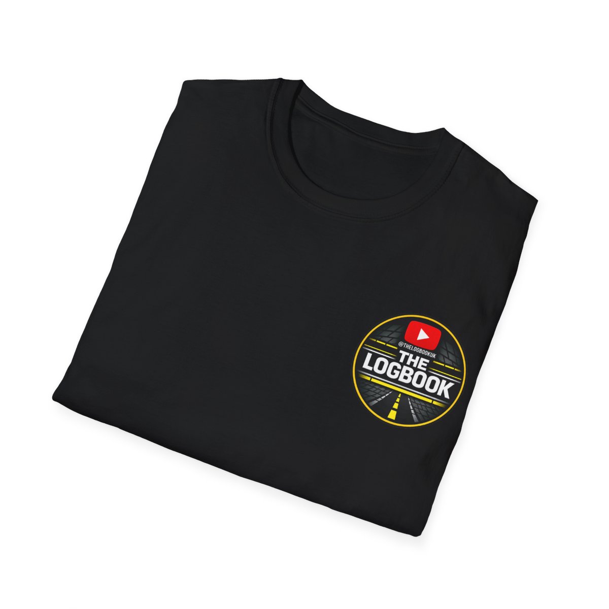 Black T-Shirt Front & Back Logbook Logo photo 6