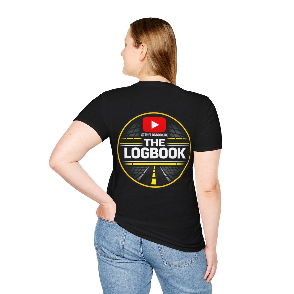 Black T-Shirt Front & Back Logbook Logo photo 8
