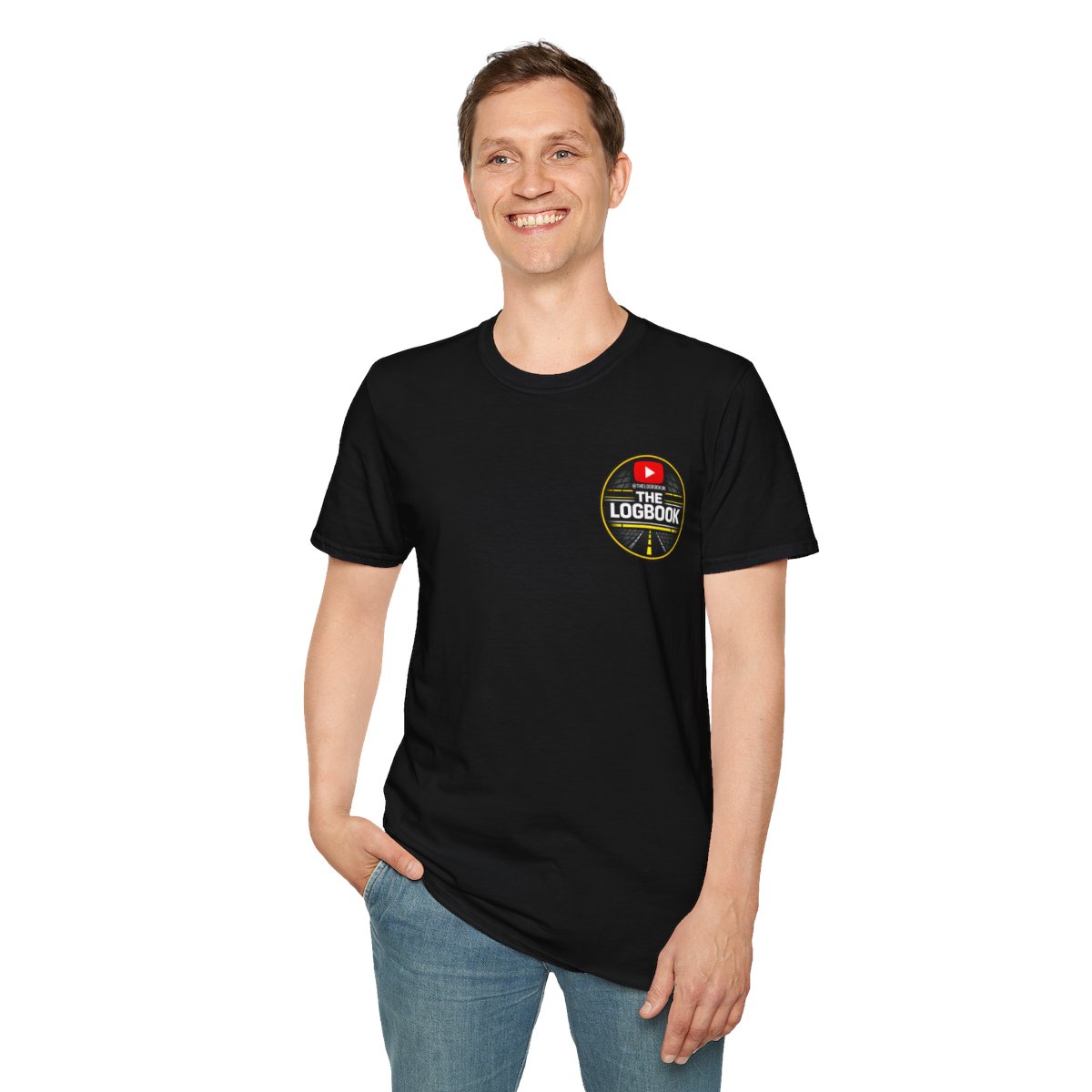 Black T-Shirt Front & Back Logbook Logo photo 9