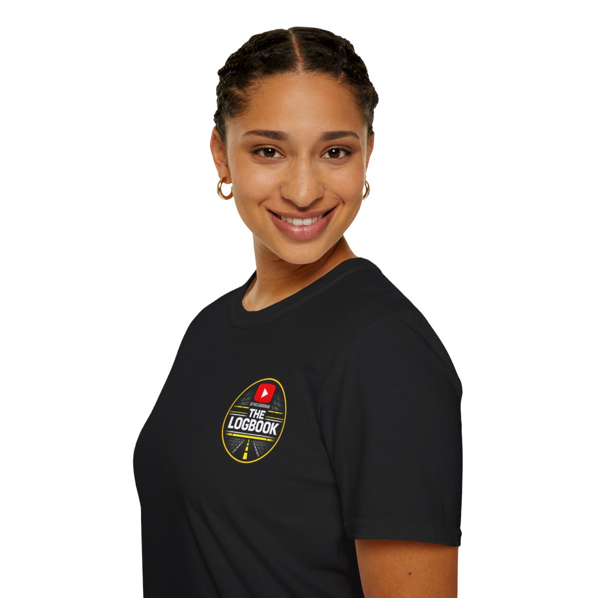 Black T-Shirt Front & Back Logbook Logo photo 11
