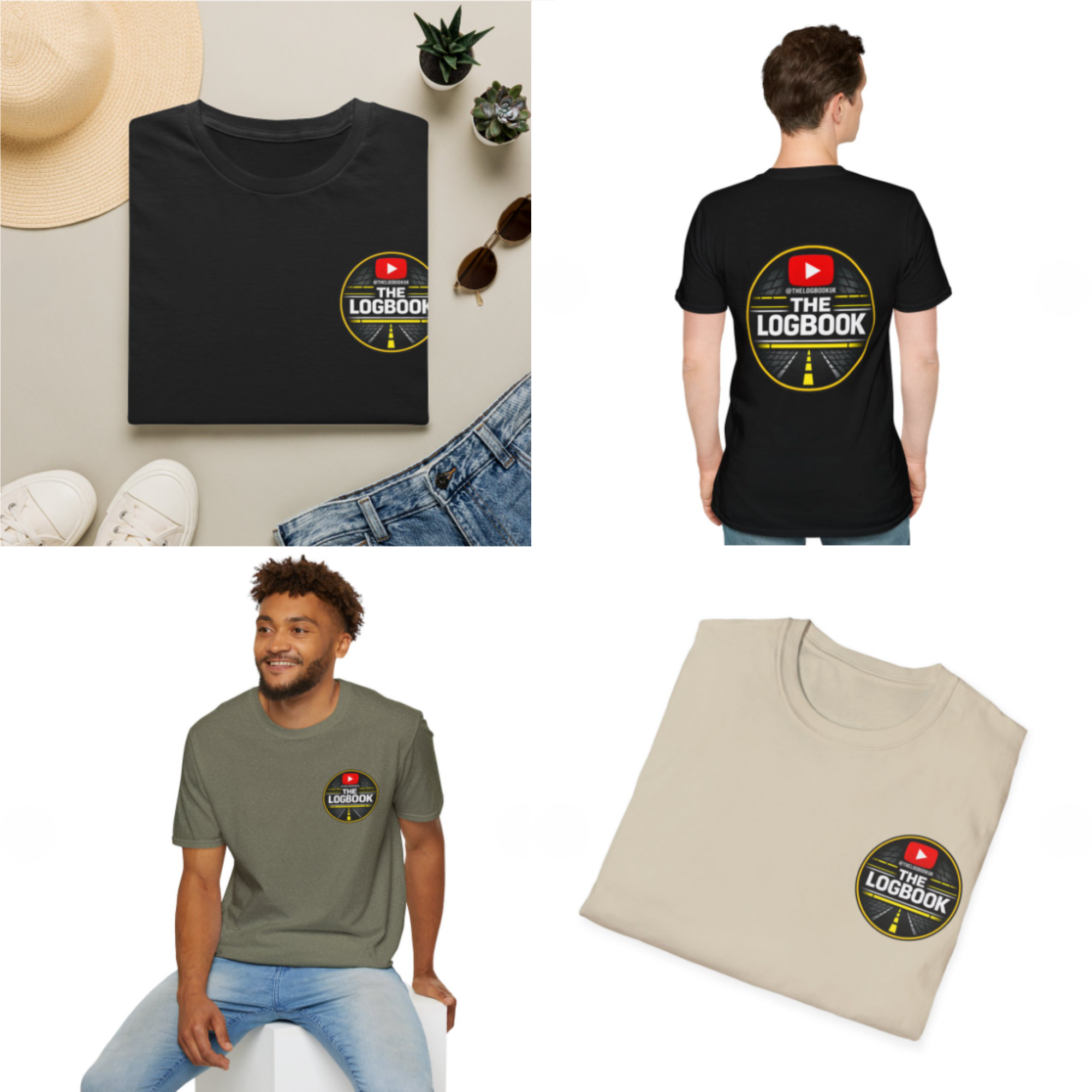 OG Logbook Logo T-Shirt (front & back) photo 1